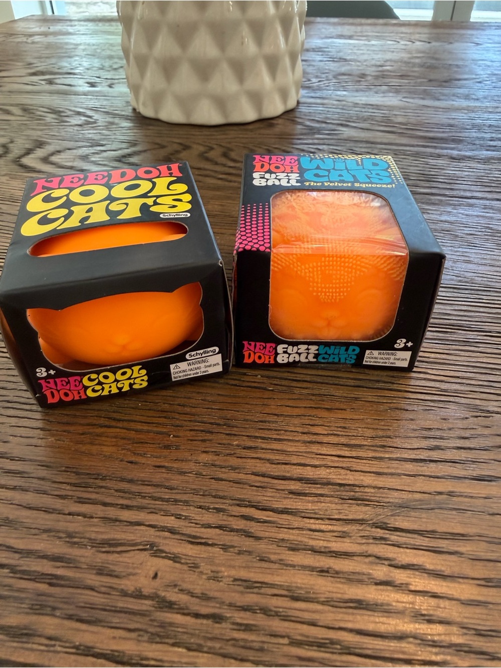 Nee Doh Rare Chase Orange Cool Cat & Wild Cat